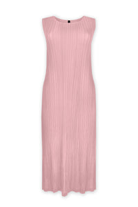 Colette Plissé Satin Sheath Dress