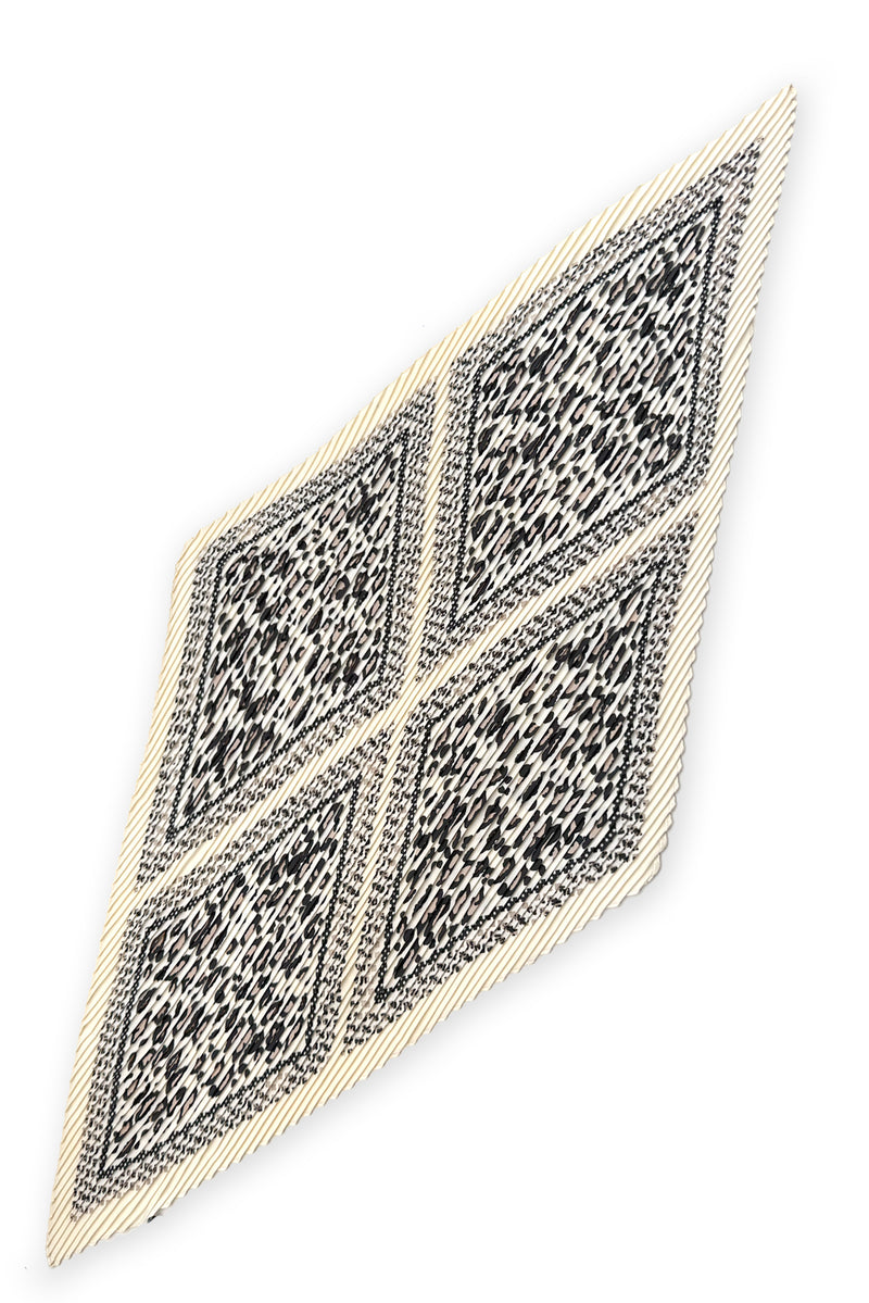 Jan Leopard Plissé Petit Scarf