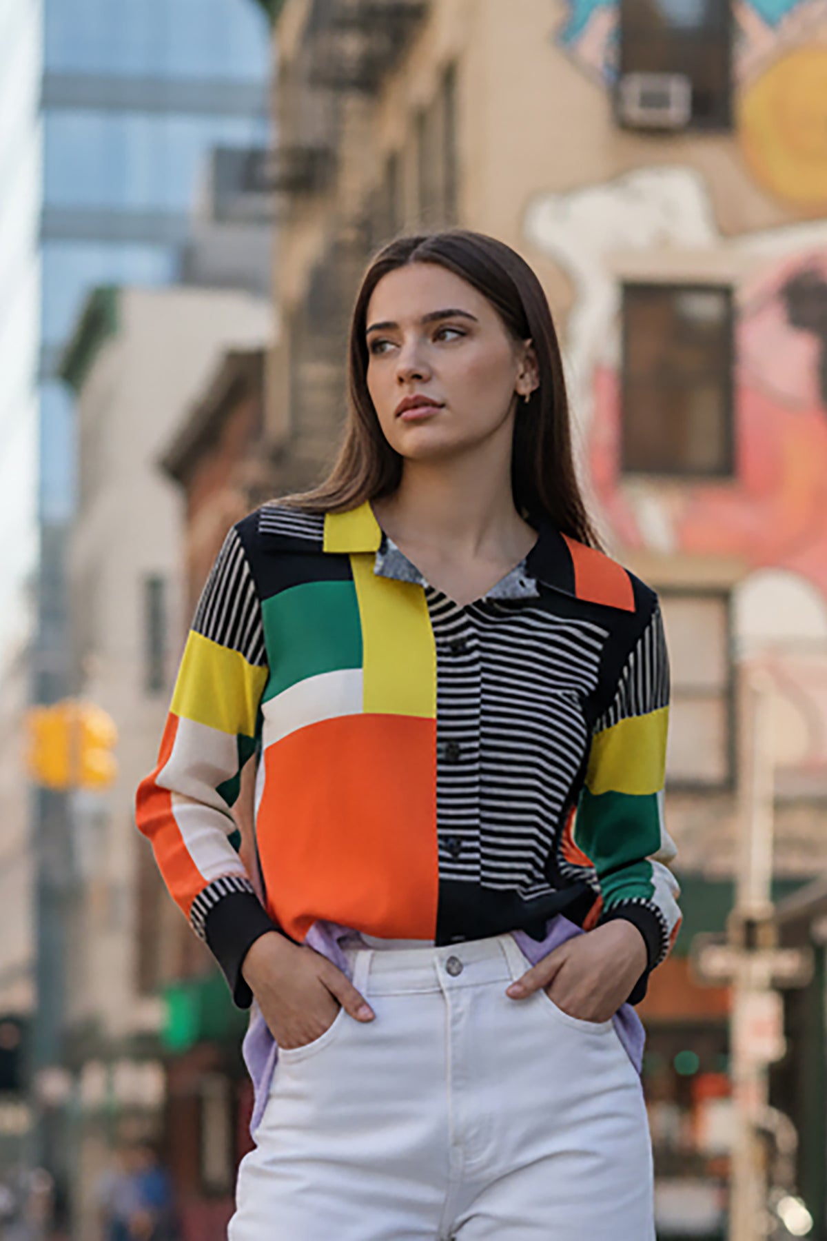 Freya Crystal Pleats Shirt