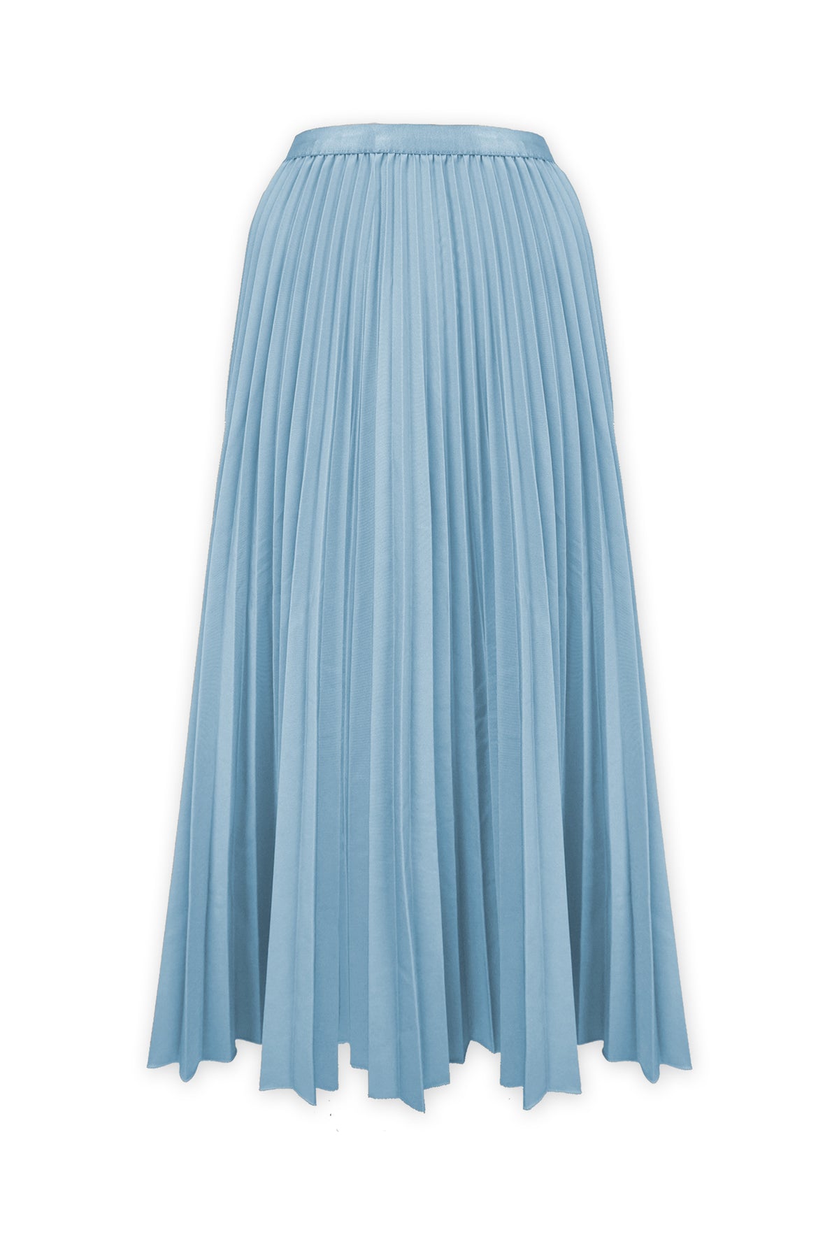 Hazel Pleated Skirt - French Blue