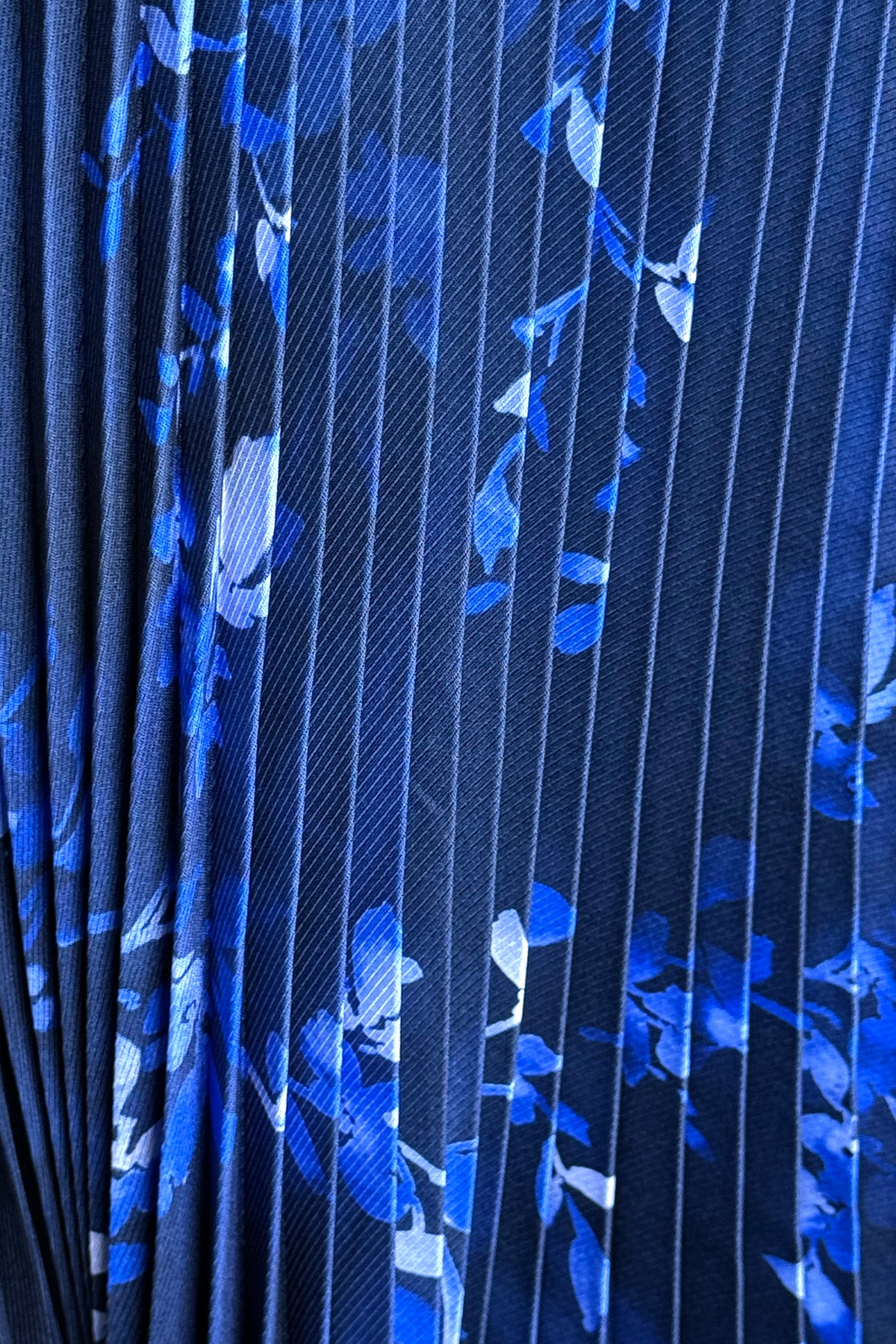 Indigo Dream Pleated Skirt