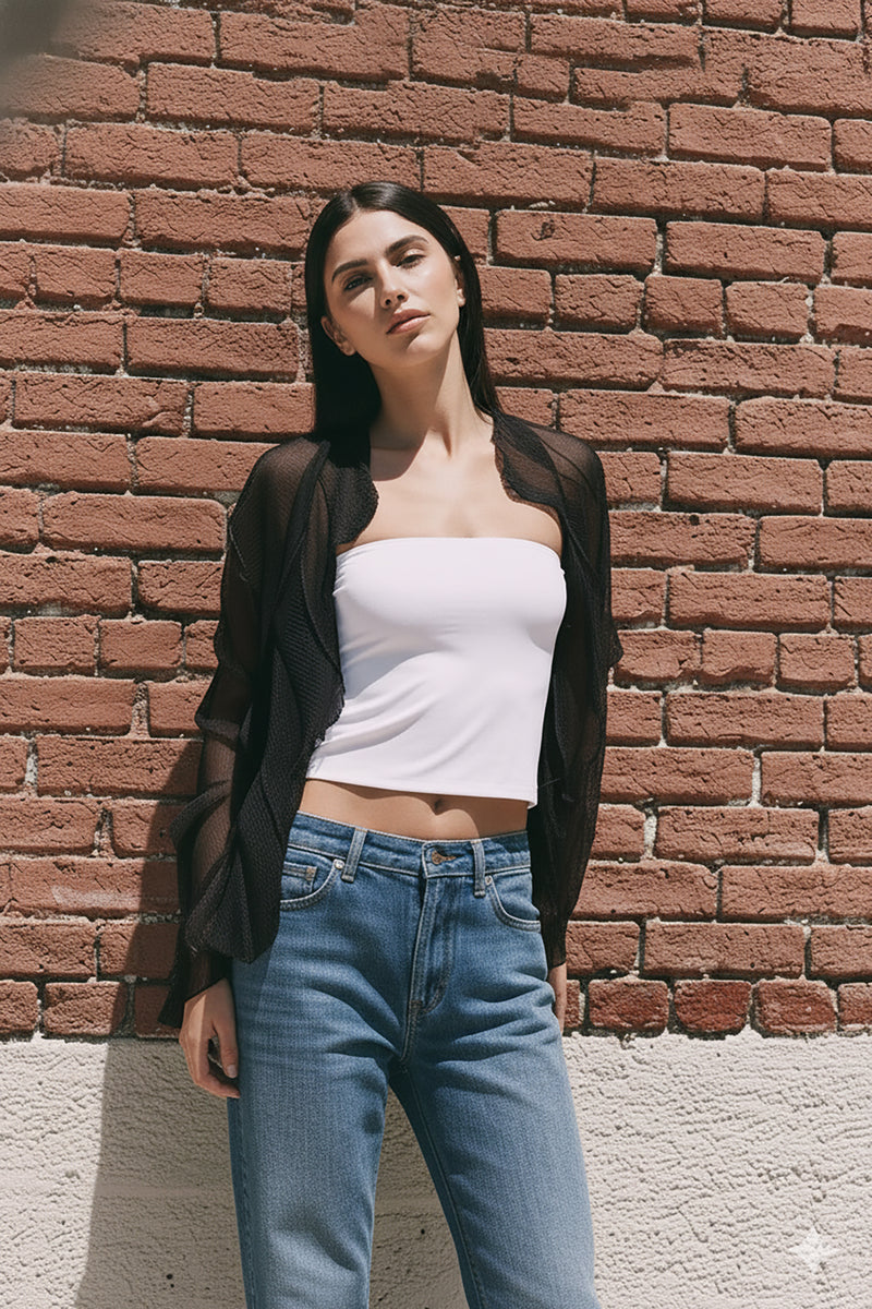 Karis Prismatic Pleats Bolero