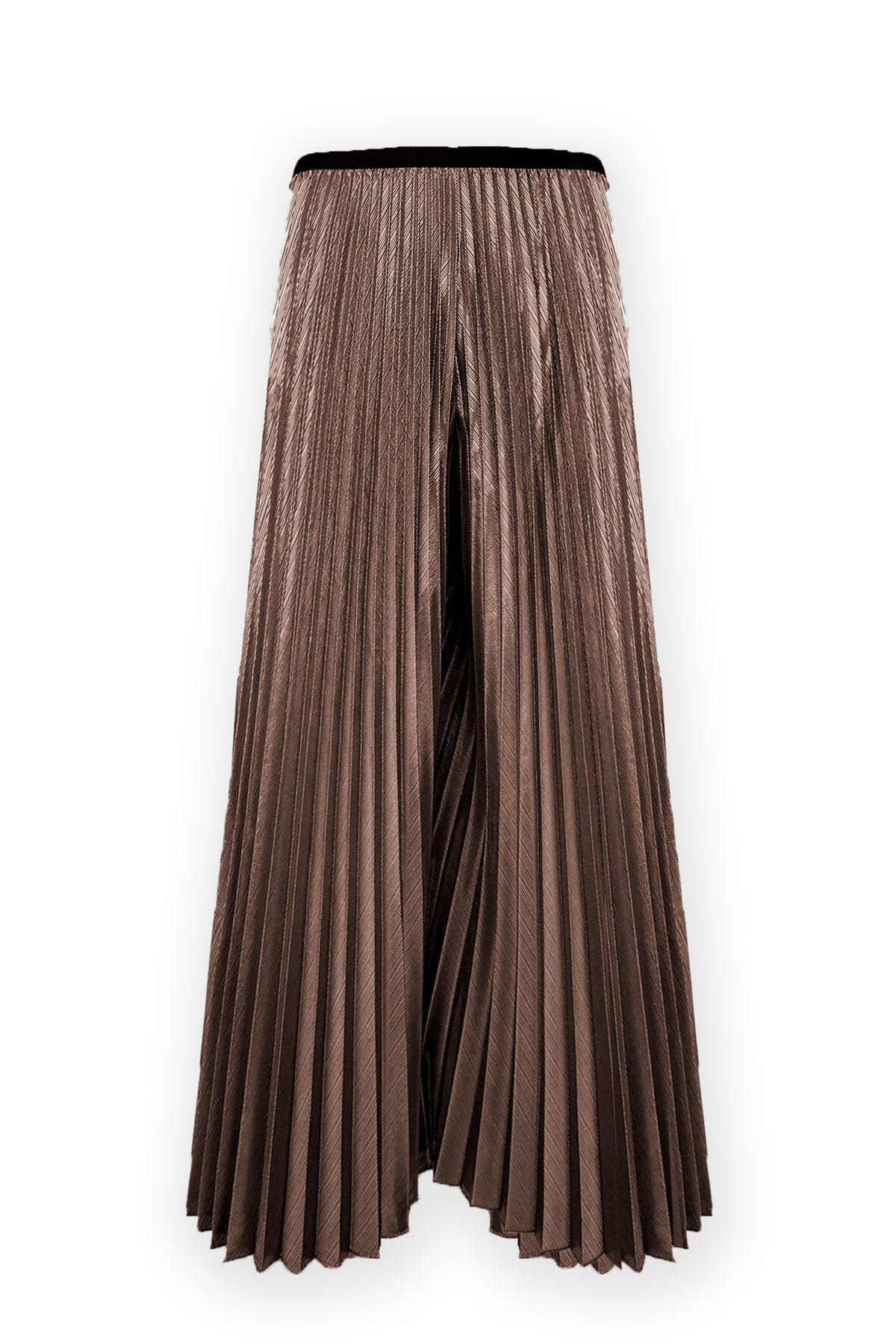 Esther Metallic Pleated Palazzo Pant