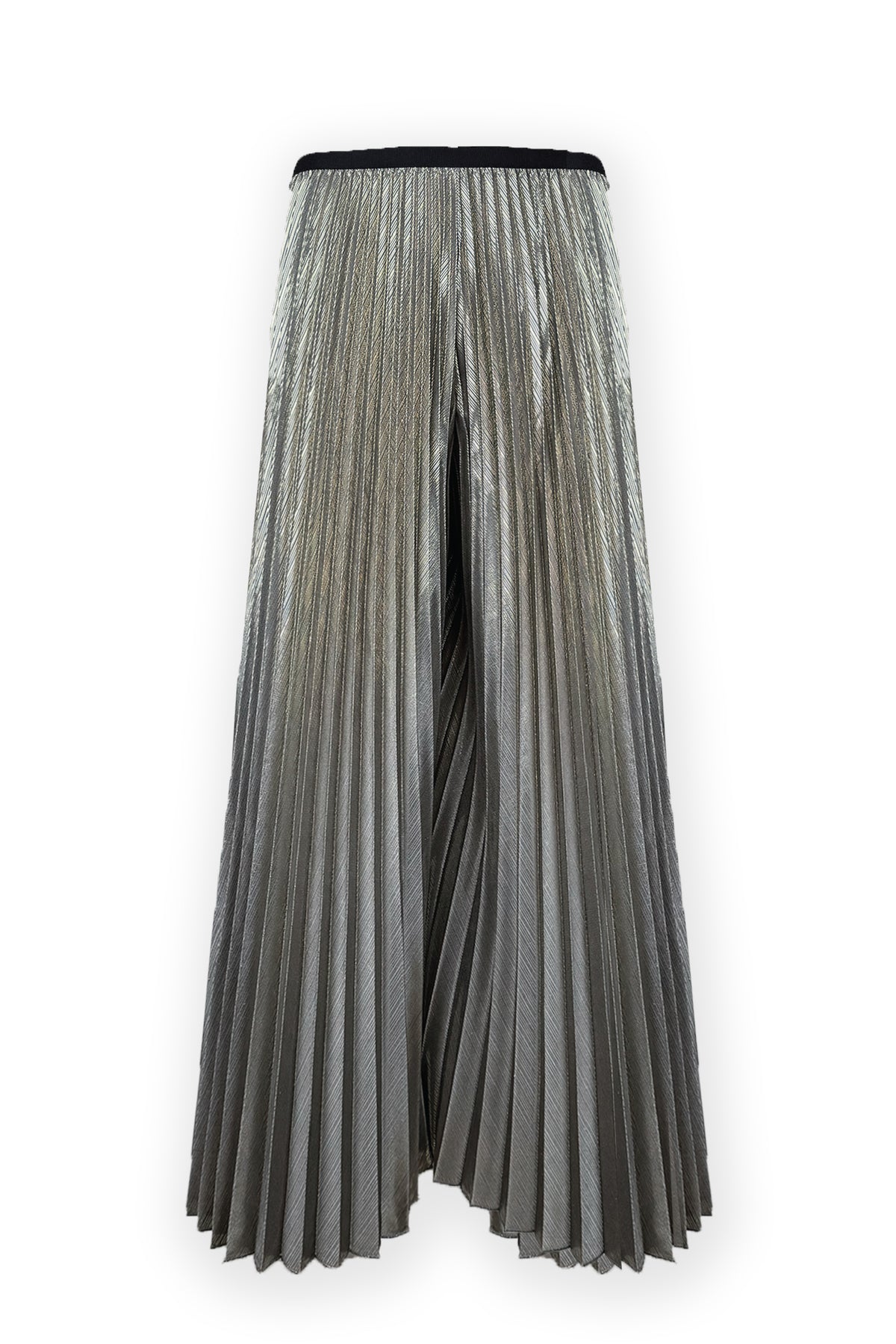 Esther Metallic Pleated Palazzo Pant