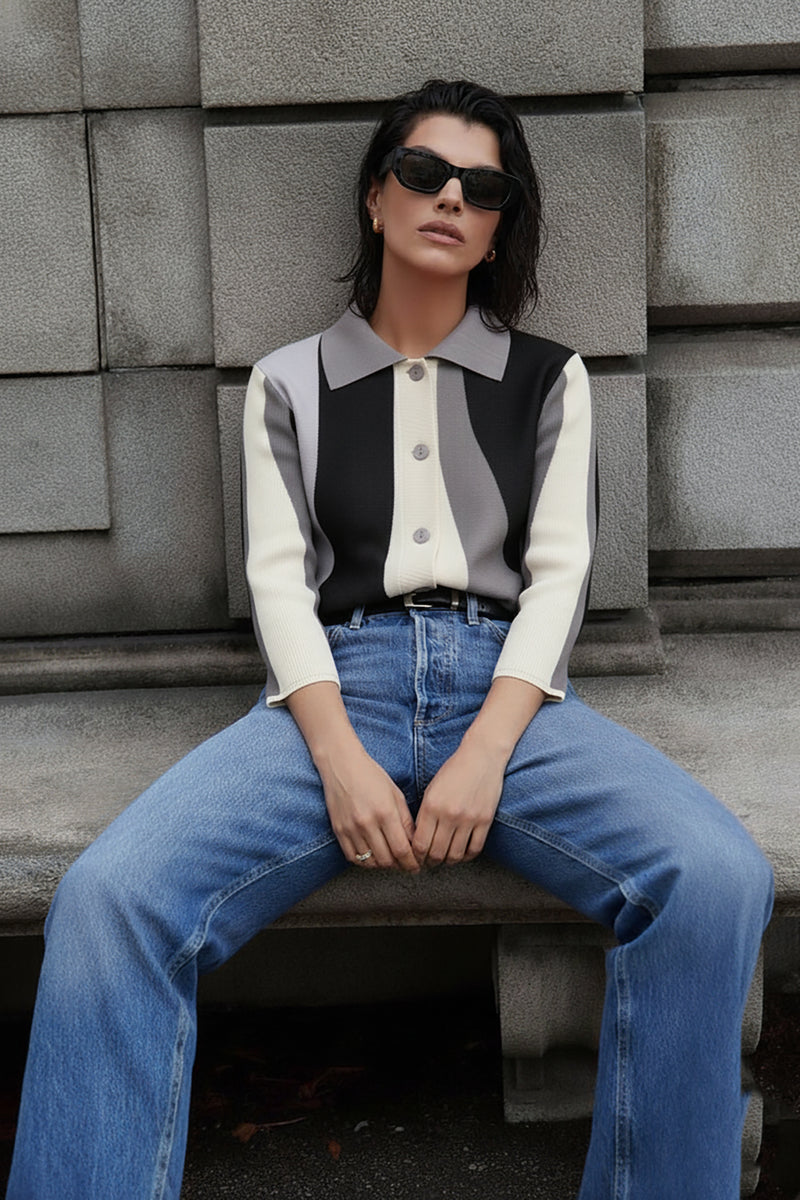Lily Flow Crystal Pleats Shirt
