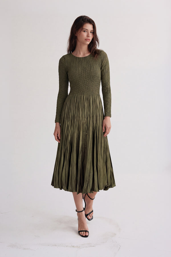 Lizzy Smock Long Sleeve Dress