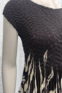 Lizzy Smock Graphic High Low Dress