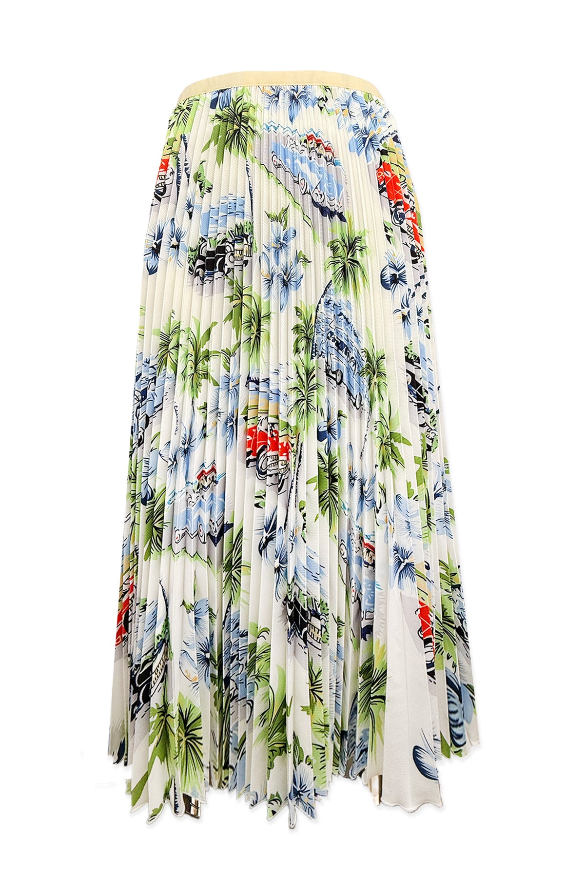 Palm Springs Stroll Pleated Skirt