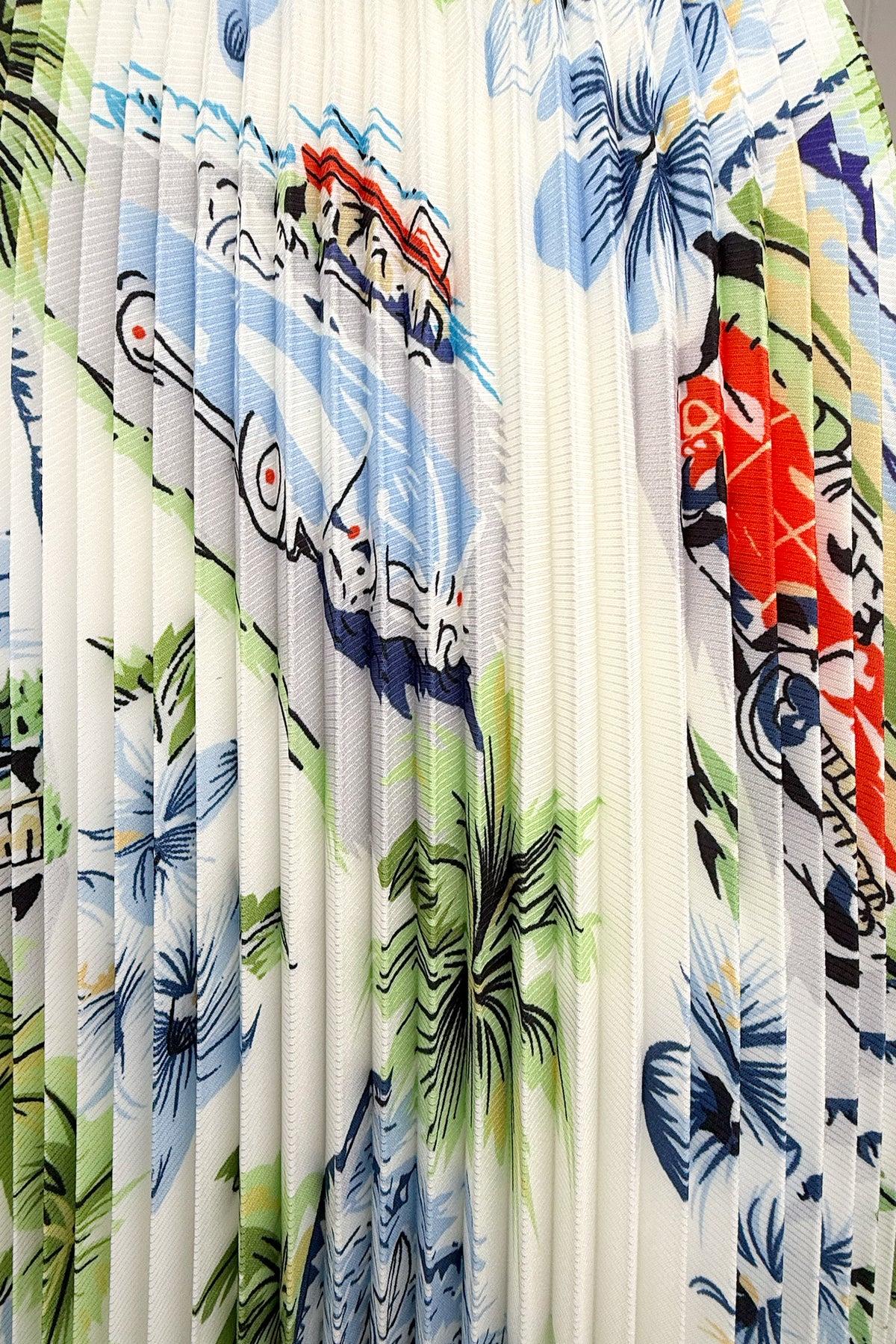 Palm Springs Stroll Pleated Skirt