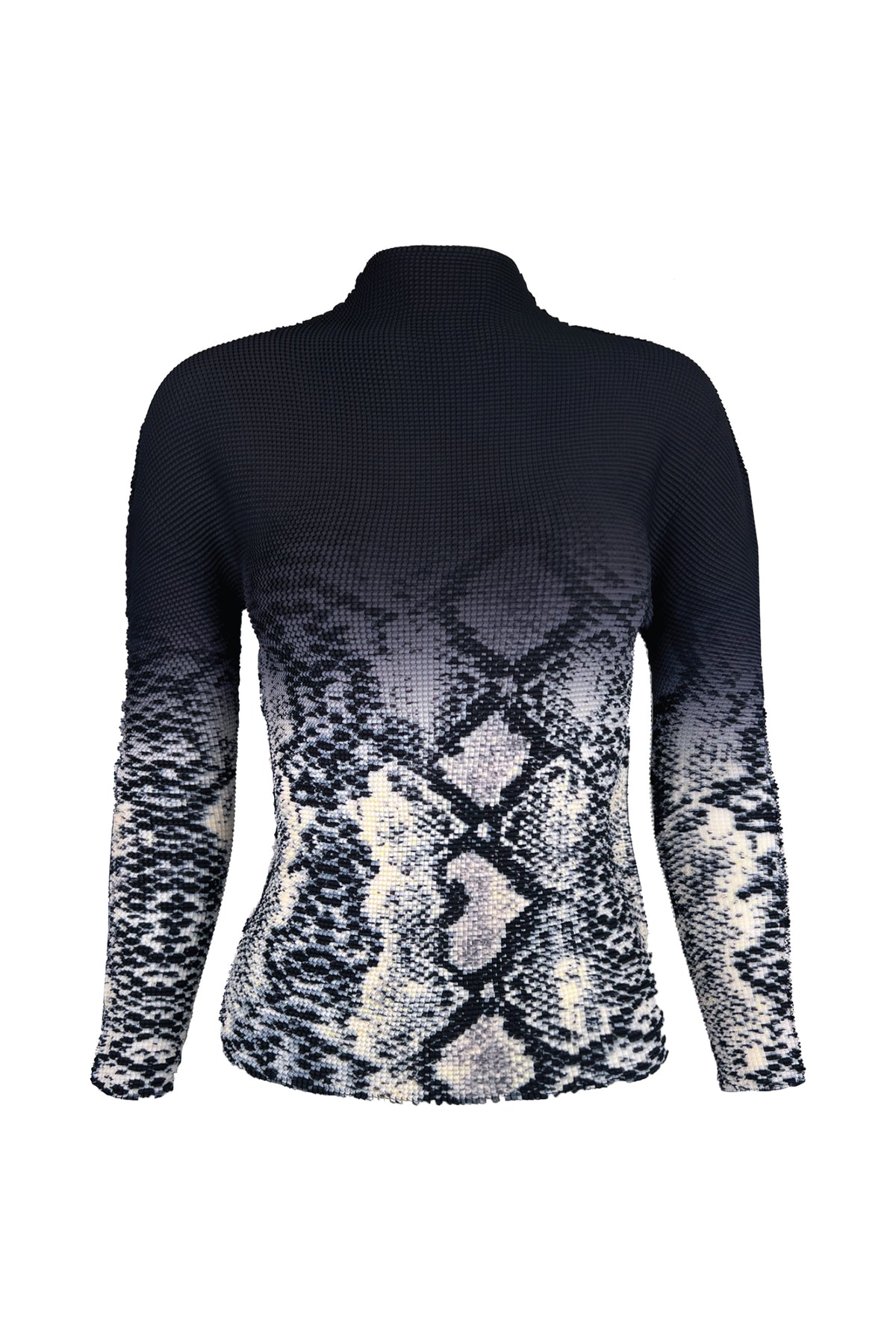 Akira Snakeskin Ombre 3D Honeycomb Texture Top