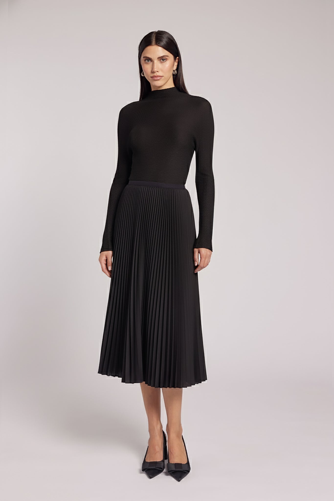 Hazel Pleated Skirt – Wild Cosmos