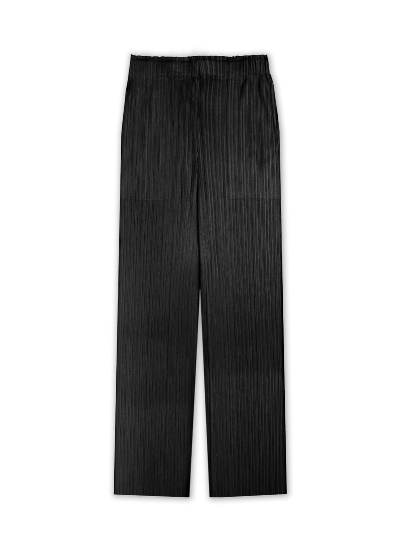 Rachel Plissé Satin Pull-on Pant